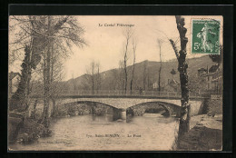 CPA Saint-Simon, Fluss Avec Pont  - Andere & Zonder Classificatie