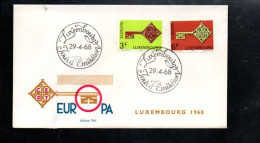 EUROPA LUXEMBOURG FDC 1968 - 1968