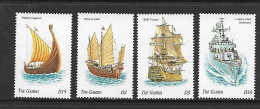 GAMBIE 1998 BATEAUX  YVERT N°2647/2650 NEUF MNH** - Schiffe