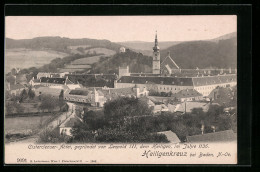 AK Heiligenkreuz Bei Baden, Ansicht Von Cistercienser-Abtei  - Autres & Non Classés