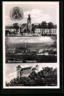 AK Maria-Enzersdorf, Kirche Und Madonna, Veste Liechtenstein  - Other & Unclassified