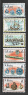 SAINTE-HELENE 1978 NAUFRAGE DU WITTE-LEEUW-BATEAUX  YVERT N°306/311 NEUF MNH** - Schiffe