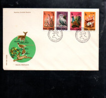 ROUMANIE FDC 1985 OISEAUX - Gallináceos & Faisanes