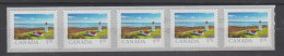 2024 Canada From Far And Wide Scenic Photography Point Prim Lighthouse Strip Of 5 Stamps From Roll MNH - Ungebraucht