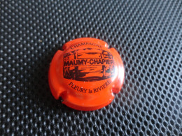 CAPSULE DE CHAMPAGNE : MAUMY-CHAPIER - N°08b Orange Et Noir - Autres & Non Classés