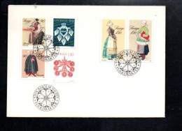 SUEDE FDC 1979 COSTUMES REGIONAUX - Disfraces