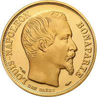 France, 10 Francs, Louis-Napoléon Bonaparte, 1991, MDP, Or, Refrappe, FDC - Autres & Non Classés