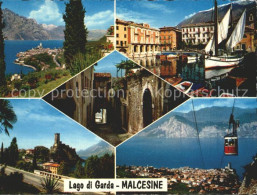 72392465 Lago Di Garda Malcesine Segelboote Seilbahn Firenze - Other & Unclassified