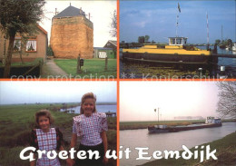 72392389 Eemdijk Turm Motorboot Kinder Kanal Frachter Eemdijk - Autres & Non Classés