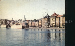 72392344 Stockholm Morgonsol Pa Skeppsbron  - Schweden