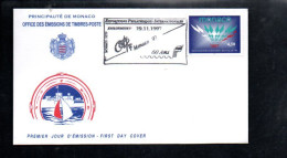 MONACO FDC 1997 CONCOURS DE DESSINS - FDC