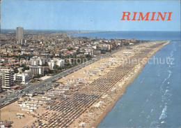 72391412 Rimini Strand Fliegeraufnahme Rimini - Autres & Non Classés