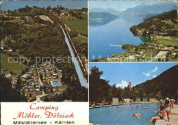 72391350 Doebriach Millstaettersee Fliegeraufnahme Camping Moessler Radenthein - Other & Unclassified