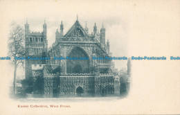 R155292 Exeter Cathedral. West Front - World