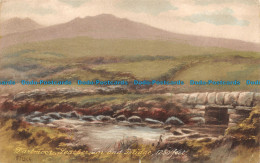 R155300 Dartmoor Leather Tor And Bridge. Frith. 1923 - World