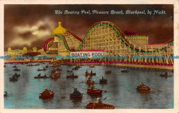 R155360 The Boating Pool. Pleasure Beach. Blackpool By Night. Advance. 1933 - World