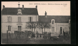 CPA Vineuil, Mairie Et Bureau De Poste  - Andere & Zonder Classificatie