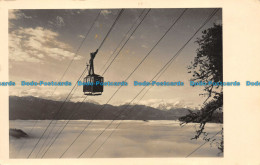 R155409 Old Postcard. Air Tram. RP - Monde