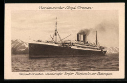 AK Passagierschiff Und Postdampfer Grosser Kurfürst In Der Polarregion  - Correos & Carteros