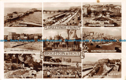 R155446 Greetings From Brighton And Hove. Multi View. Lansdowne. RP. 1954 - Monde