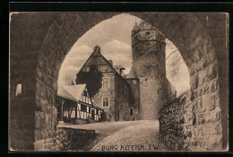 AK Altena I. W., Torbogen Mit Blick Auf Die Burg  - Altena