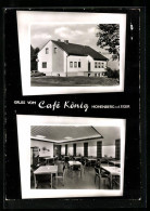 AK Hohenberg A. D. Eger, Café König, Schirndinger Strasse 17  - Autres & Non Classés