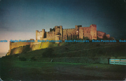 R155479 Bamburgh Castle. Floodlit. Photo Precision. No PLX22144. 1978 - World