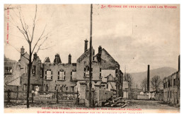 La Guerre De 1914-1915 Dans Les Vosges - Saint-Dié - Rues Des Cités Et D'Hellieule  - Quartier Incendié (Weick) - Saint Die