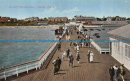 R155553 Clacton On Sea From Pier. Valentine. Colourtone - World