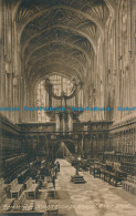 R155576 Cambridge. Kings College Chapel. Choir West. Frith. No 73537A - Monde