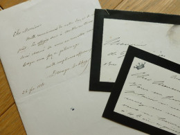 DROUYN DE LHUYS (1805-1881) MELUN. Ministre AFFAIRES Etrangères Napoelon III. Autographe - Historical Figures