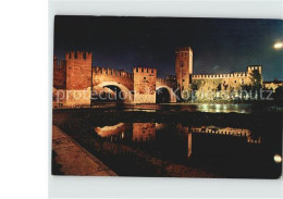 72390175 Verona Veneto Castelvecchio Notturno Verona - Other & Unclassified