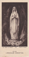 Image Pieuse - Je Suis L'Immaculée Conception - Prière à Notre-Dame De Lourdes - Vierge Marie - Religion & Esotérisme