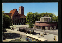 AK Delmenhorst, Markt Mit Rathaus Und Markthalle  - Delmenhorst