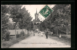 CPA Valencay, L`Eglise (vue Prise Des Ponts Du Bas-Bourg)  - Autres & Non Classés
