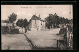 CPA Aigurande, Avenue De La Gare Et Rue De L`Enter  - Autres & Non Classés