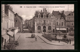 CPA Argenton, L`Hôtel Des Postes Et La Rue Auclerc Descottes  - Sonstige & Ohne Zuordnung