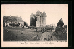 CPA Nohan-Vicq, Château De Sarzay Vu Du Côté De La Ferme  - Autres & Non Classés