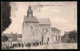 CPA Saint-Genou, L`Eglise  - Autres & Non Classés