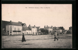 CPA Reuilly, Place Du Marché  - Autres & Non Classés