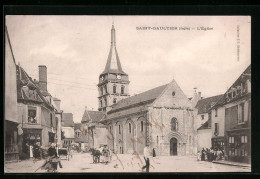 CPA Saint-Gaultier, L`Eglise  - Autres & Non Classés