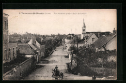 CPA Tournon-Saint-Martin, Vue Generale Prise Du Pont De La Gare  - Sonstige & Ohne Zuordnung