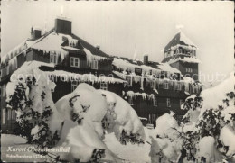 72385585 Oberwiesenthal Erzgebirge Fichtelberghaus Im Winterkleid Oberwiesenthal - Oberwiesenthal