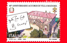 Nuovo - MNH - ITALIA - 2024 - 40 Anni Degli Accordi Di Villa Madama - B - Congiunta Vaticano - 2021-...: Mint/hinged