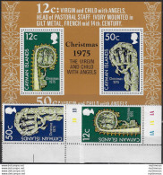 1975 Cayman Island Christmas 2v.+1 MS MNH SG N. 396/97 + MS398 - Other & Unclassified