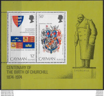 1974 Cayman Islands Churchill 1MS MNH SG N. MS 382 - Other & Unclassified