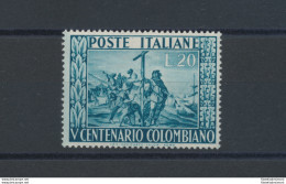 1951 Italia - Repubblica , Cristoforo Colombo , 1 Valore , N° 660 , MNH** - Altri & Non Classificati