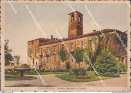 Ah731 Cartolina Carmagnola Castello Municipio E Giardini Torino Piemonte - Sonstige & Ohne Zuordnung