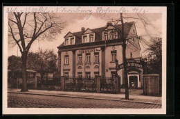 AK Dresden-Neustadt, Hotel-Restaurant Zum Artesischen Brunnen, Antonstrasse 4, Inhaber R. Göhler, Strassenansicht  - Dresden