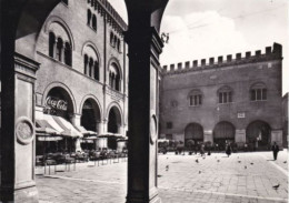 TREVISO - PIAZZA DEL POPOLO - BAR CON INSEGNA PUBBLICITARIA COCA COLA - 1955 - Treviso